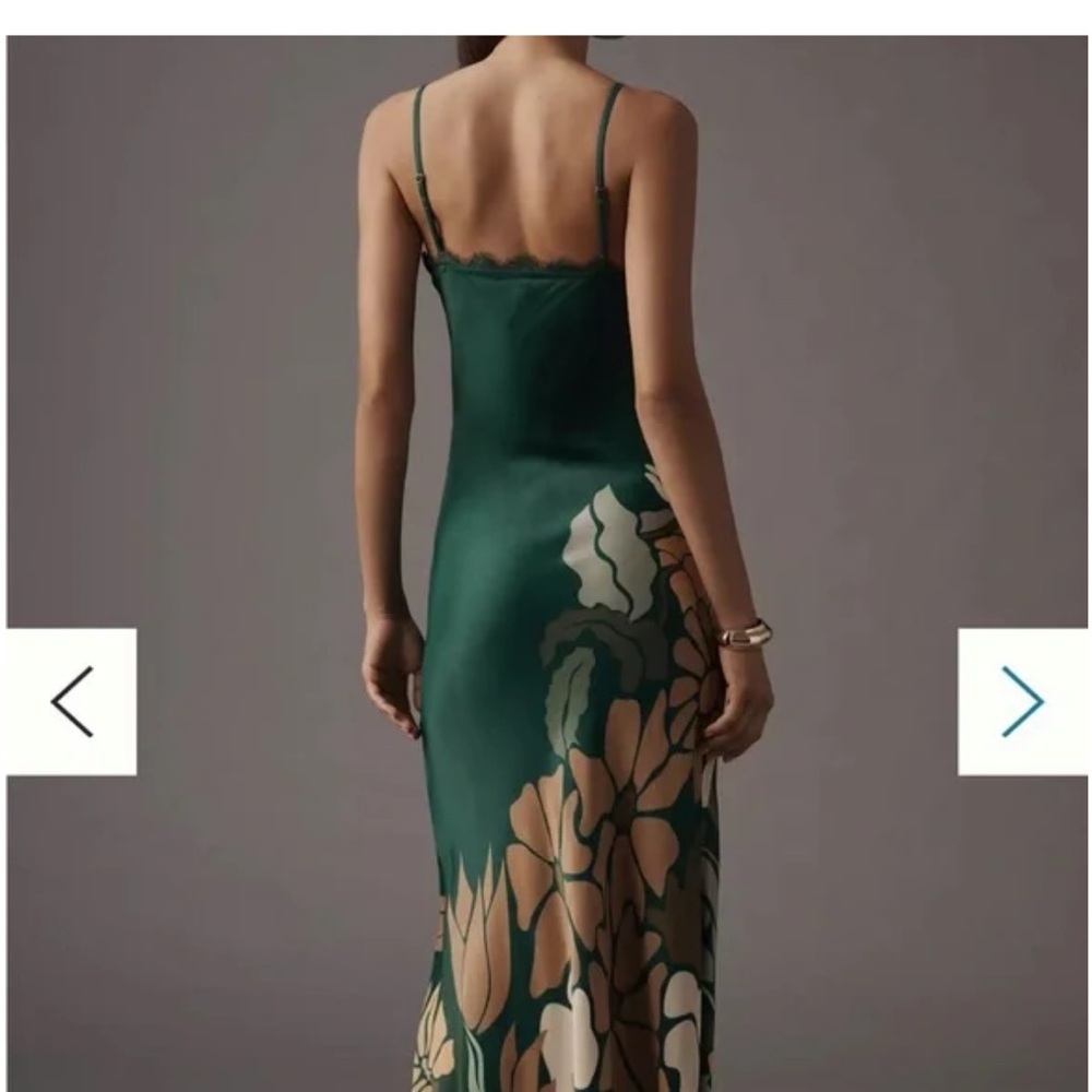 Bl-nk Eustella Bare V-neck Maxi dress, Anthropologie Medium NWT - Picture 2 of 6